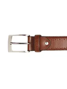 U.S. Polo Assn. Men Brown Leather Belt