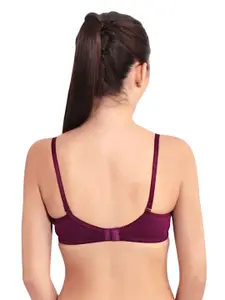 Floret Pack of 2 Heavily Padded Medium-Coverage Non-Wired Seamless Push-Up Bra