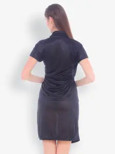 Fasense Black Nightgown