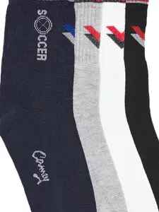 Camey Men Multicoloured Pack of 4 Above Ankle-Length Socks