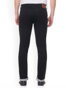 Louis Philippe Jeans Men Navy Blue Slim Fit Mid-Rise Clean Look Jeans