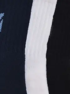 MARC Men Pack of 3 Solid Calf-Length Socks