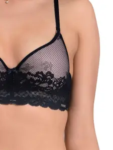 Amante Padded Wired Flawless Lace Bra - BRA29201