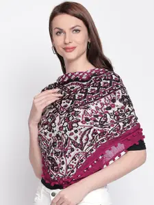 Style Quotient Pink Printed Scarves