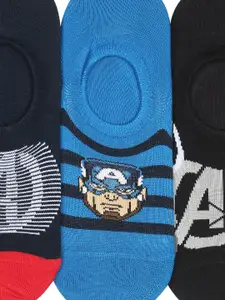 Supersox Men Pack of 3 Disney Avenger Patterned Shoe Liners
