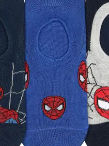 Supersox Men Pack of 3 Disney Spiderman Patterned Shoe Liners