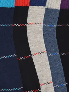 MARC Men Pack Of 5 Patterned Ankle Length Socks