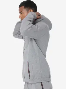 PUMA Motorsport Men Grey Solid Sporty Track Jacket