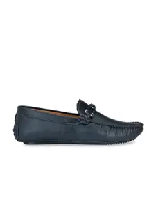 El Paso Men Blue Driving Shoes