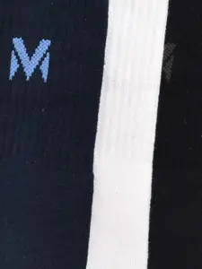 MARC Men Pack of 3 Multicoloured Calf-Length Socks