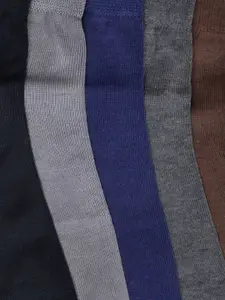 MARC Men Pack of 5 Solid Ankle-Length Socks