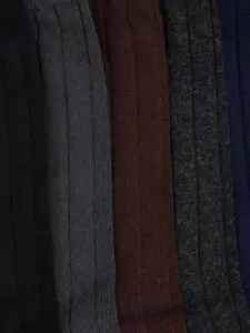 MARC Men Pack of 5 Patterned Calf-Length Socks