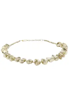 Moon Dust Gold-Plated Brass Necklace