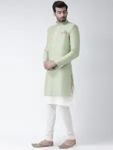 KISAH Men Kurta & Indowestern Sherwani with Churidar Set