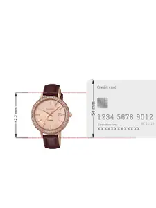 Casio Sheen Women Rose Gold Analogue watch SX244 SHE-4052PGL-4AUDF