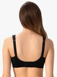 Amante Non Padded Wirefree Sheer Lace Minimiser Bra - 8903129216517