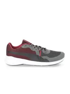 Puma Men Grey Mesh Running Shoes