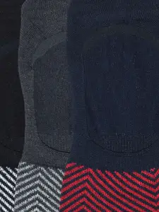 Socksxpress Men Pack of 3 Assorted Patterned Shoe Liners