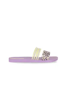 iPanema Women Purple Solid Sliders