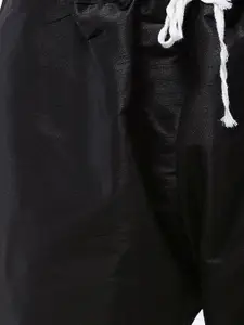 SOJANYA Men Black & Copper-Toned Kurta Set