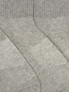 Supersox Men Pack of 3 Grey Ankle-Length Socks