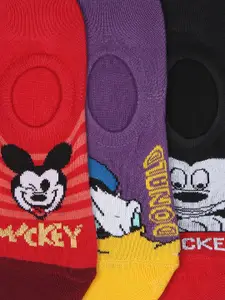 Supersox Boys Pack of 3 Assorted Disney Patterned Shoe Liners