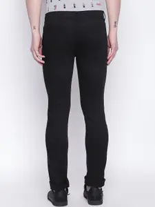 GIORDANO Men Black Smart Slim Fit Solid Regular Trousers