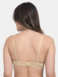 Tweens Pack Of 3 Cream-Coloured Solid Non-Wired Lightly Padded Everyday Bra TW-3PC-199-SK