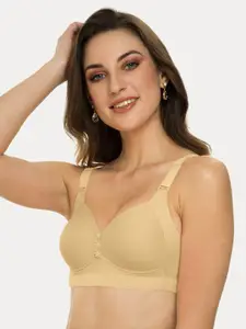 Tweens Pack Of 2 Beige Solid Non-Wired Lightly Padded Everyday Bra TLW-321