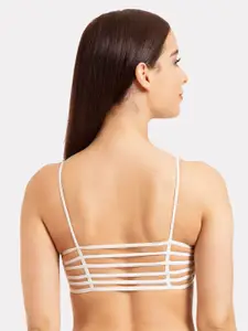 Tweens Pack Of 2 White Solid Non-Wired Lightly Padded Everyday Bra