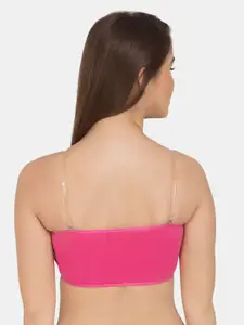 Tweens Pack Of 3 Pink Solid Non-Wired Lightly Padded T-shirt Bras TW-9279-3PC-DPK-30B
