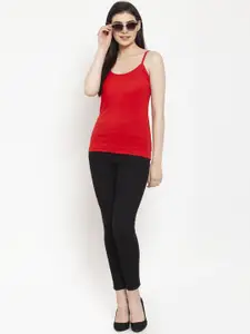 Friskers Women Pack Of 3 Solid Camisoles H-03-04-06-S