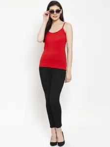 Friskers Women Pack Of 2 Solid Camisoles H-03-07-S