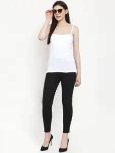 Friskers Women Pack Of 3 Solid Camisoles E-02-03-04-S