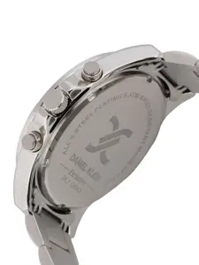 Daniel Klein Men Black & Silver-Toned Analogue Watch