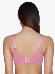 Amante Non Padded Wirefree Cotton Support Lace Bra - BRA75101