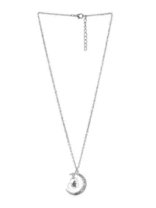 AQUASTREET Women Silver Love for Sweetheart Heart Pendant