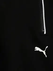 PUMA Motorsport Boys Black Solid Slim-Fit Joggers