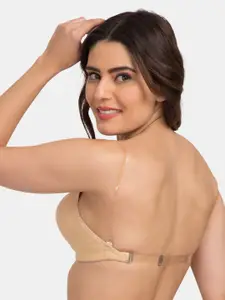 Tweens Pack of 2 Beige Solid Non-Wired Heavily Padded Everyday Bras TW-915900-2PC