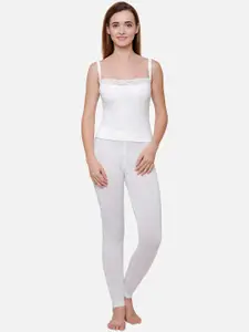 BODYCARE INSIDER Women White Solid Thermal Top