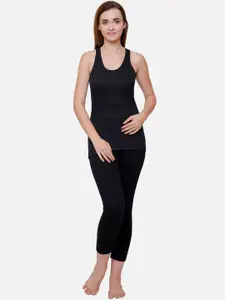 BODYCARE INSIDER Women Black Solid Thermal Top