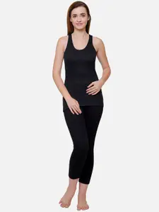 BODYCARE INSIDER Women Black Solid Thermal Top B207BL_85