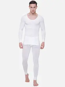 Ayaki Women Off White Solid Thermal T-shirt