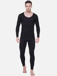 Ayaki Women Black Solid Thermal T-shirt