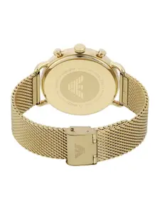 Emporio Armani Men Gold-Toned Analogue Watch AR11315