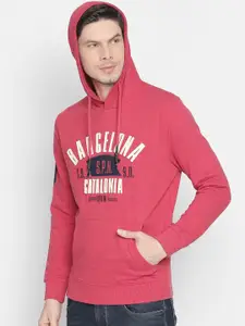 Basics Men Red Printed Lightweight Sporty Jacket