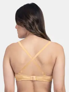 Komli Pack of 2 Medium Padded Full Coverage Padded Tshirt Bra