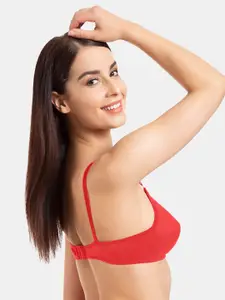 KOMLI Pack of 3 Solid Non-Wired Non Padded Everyday Bra K-9116-SK-CRL