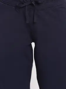 Enamor Women Solid Mid-Rise Cotton Lounge Shorts