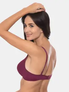 Komli Pack of 2 Non Padded Full Coverage Everyday Tshirt Bra
